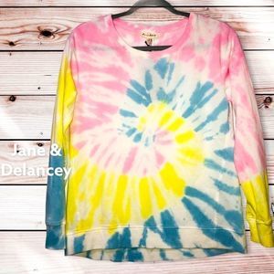 ‎NWT: Jane and Delancey Anthropologie Tie Dye Top